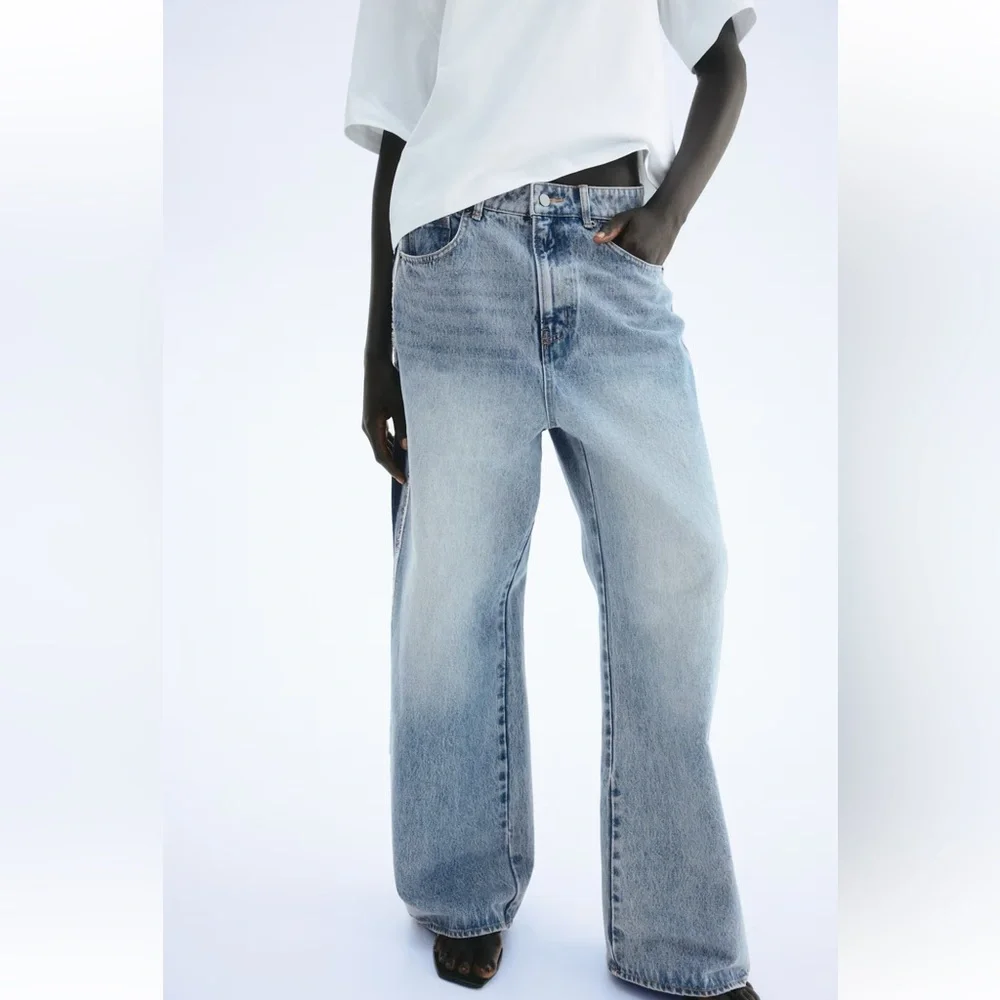 H&M limited edition jeans with side panels - Picture 4 of 7